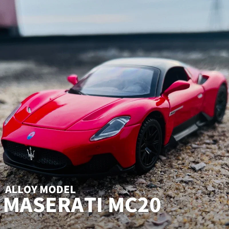 

1:32 Maserati MC20 Sports Car Model Alloy Diecasts Metal Toy Vehicles Car Model Sound and Light Simulation Kids Toys Gift A403