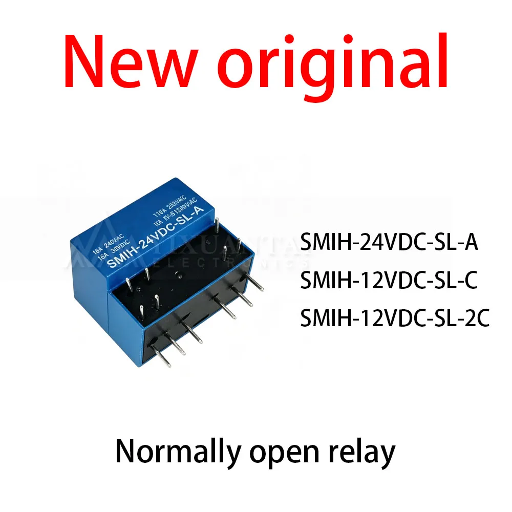 (10pcs) 100% New relay SMIH-24VDC-SL-A SMIH-12VDC-SL-C SMIH-12VDC-SL-2C Normally open relay