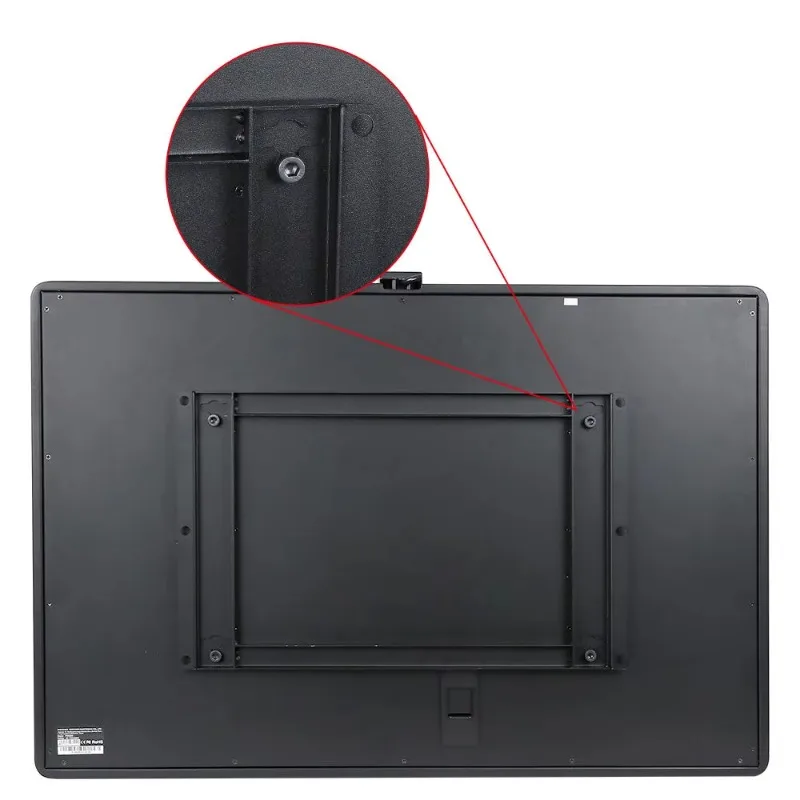 Outdoor 2000 Nits-2500 Brightness Industrial Touch Screen Monitor with Fan Button 32-86 Inch Anti-Glare LCD