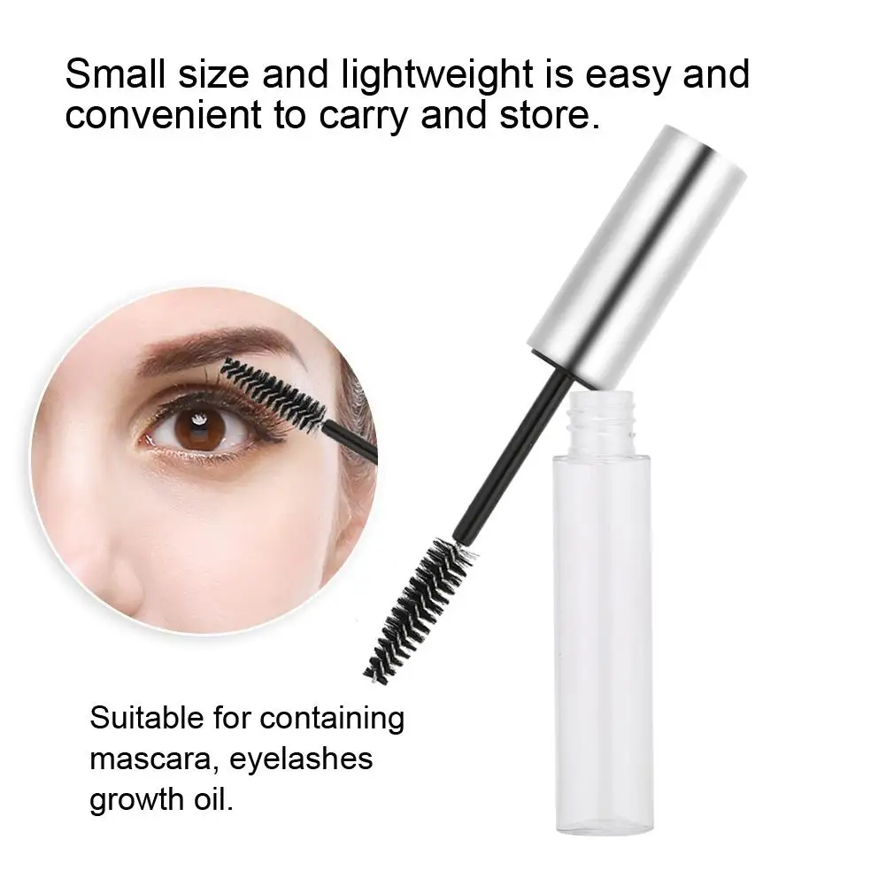 10 ml nachfüllbare leere Mascara-Tube mit Zauberstab – DIY-Make-up-Behälter für Wimpernöl und Mascara