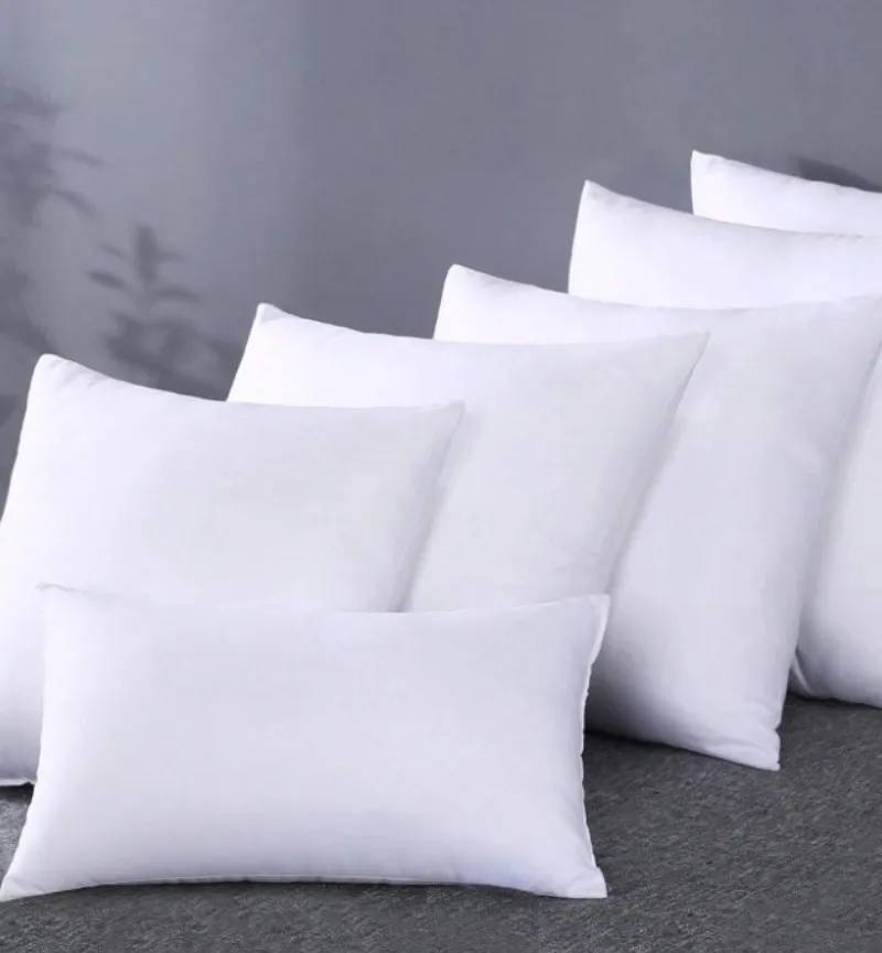 

White Pillow Core 30x50cm 45x45cm 50x50cm 40x120cm Large Long Pillow Insert for Side Sleepers Support Fluffy Throw Pillow Insert