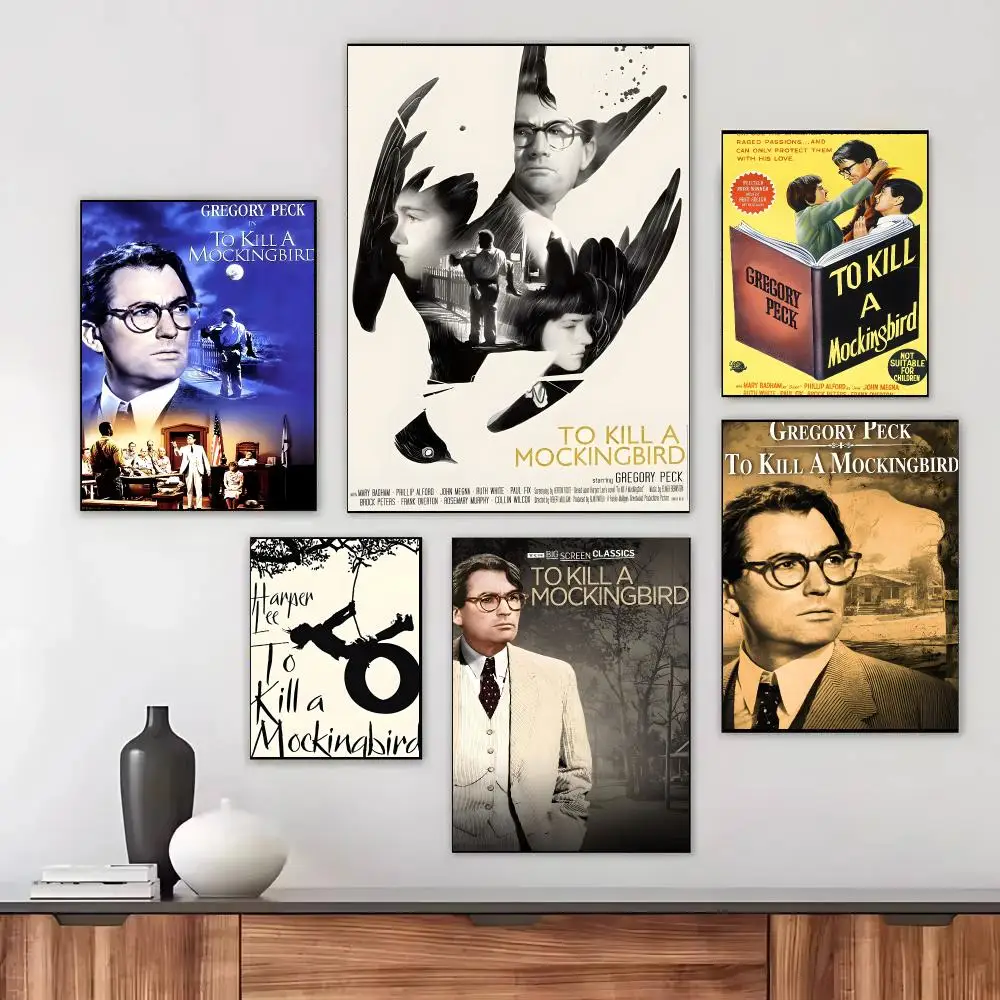 Movies To Kill A Mockingbird Poster Modern Aesthetic Print Minimalist Bedroom Living Room Home Decor Gift