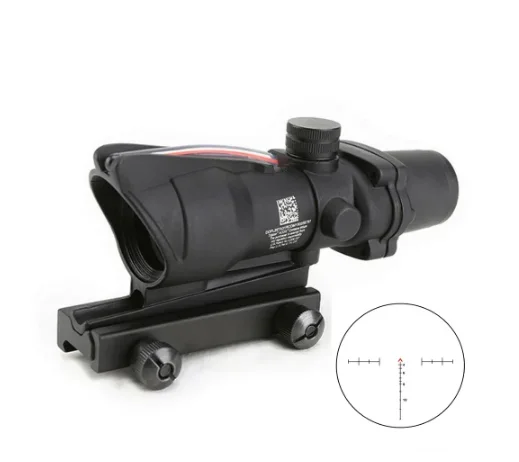 for Hunting Scope Real Fiber Optics Tactical Red Dot Sight Glass Etched Reticle Illuminated Sight.