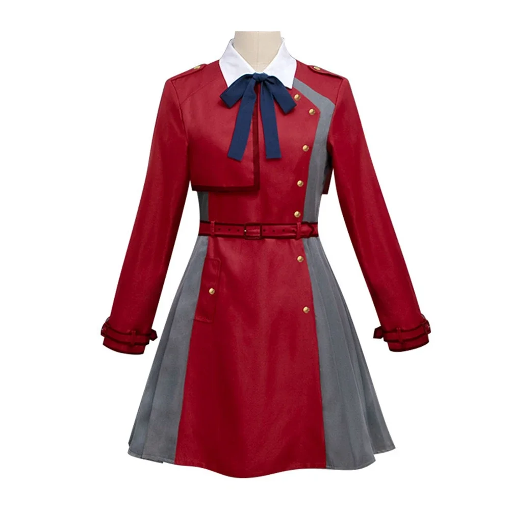 Anime Cos Nishikigi Chisato 코스프레 의상 할로윈 크리스마스 파티 세트 유니폼 정장 2025