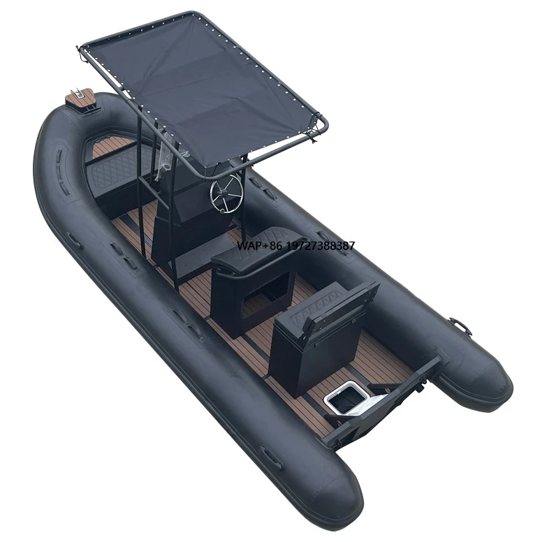 High Speed 16ft RHIB480 Hypalon/PVC Semi-Rigid Aluminum RIB Inflatable Fishing Boats