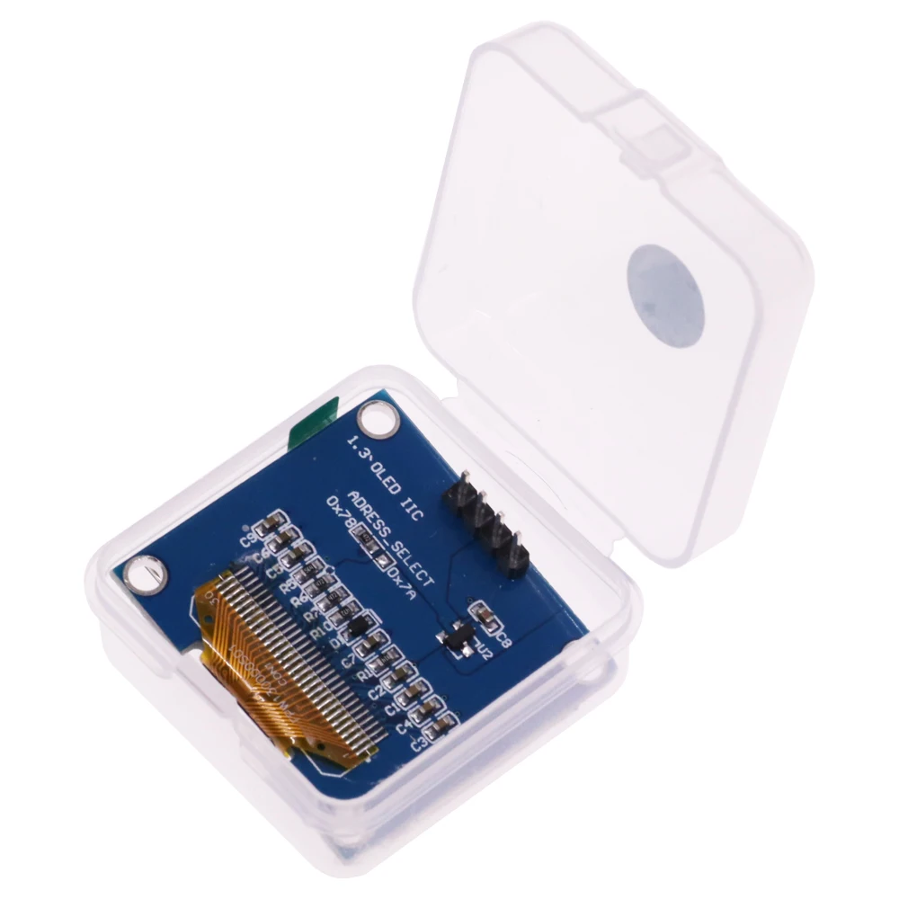 1.3" OLED module white and blue color 128X64 1.3 inch OLED LCD LED Display Module For Arduino 1.3" IIC Communicate