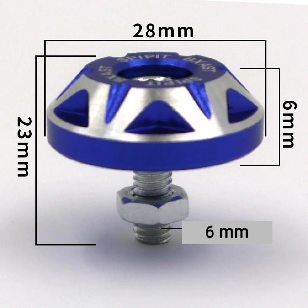 Motorcycle screws, modified carved screws, electric vehicle decorative colored screws, license plate windscreen fixing screws