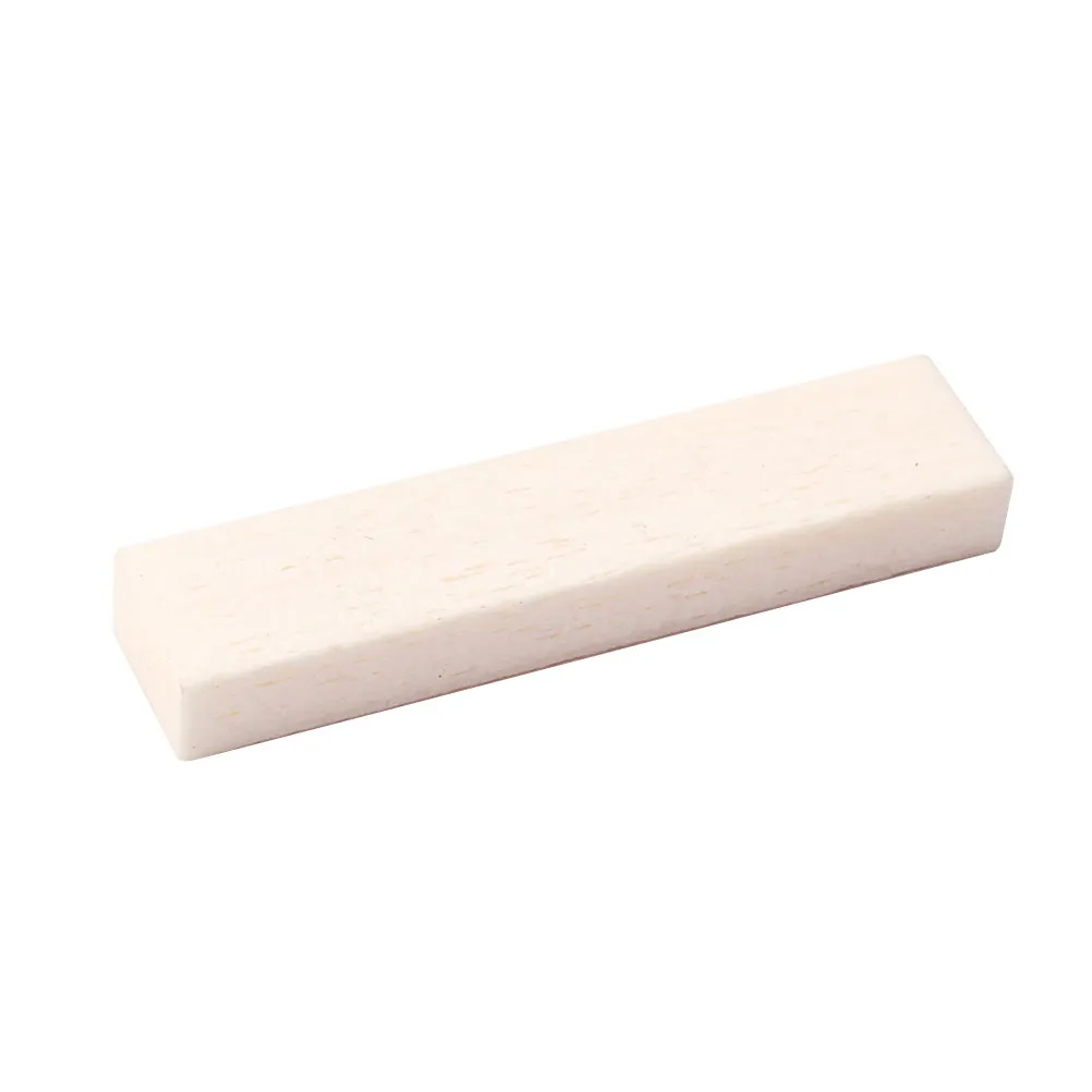 Natural Buffalo Bone Guitar Saddle Nut 5 Piece Set for Acoustic Guitar Ukulele Banjo 39x9x5mm Precision Fit