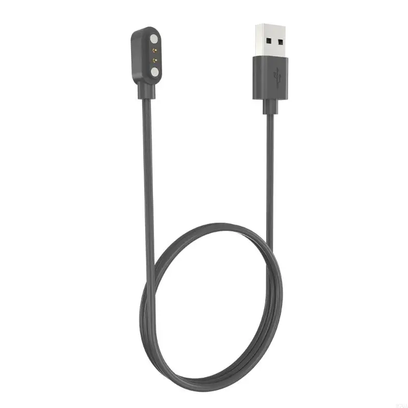 97QA Kompatibel untuk IMILAB W01 Pengisi Daya Magnetik Adaptor Daya USB Kabel Pengisi Daya Dock Bracket-Stand Stasiun Tempat