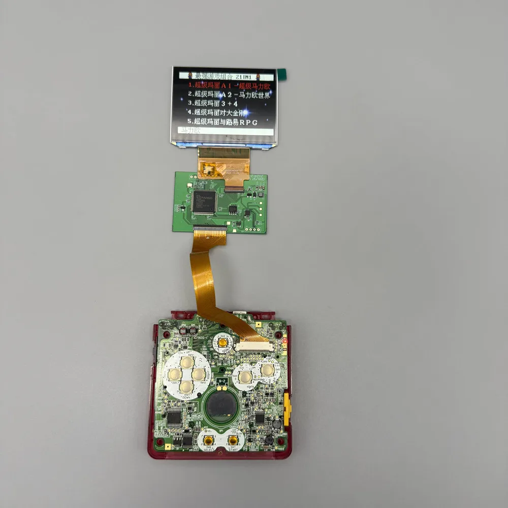 2025 high resolution IPS LCD screen for Gameboy advance SP GBASP .Original shell installation does not require shell cutting