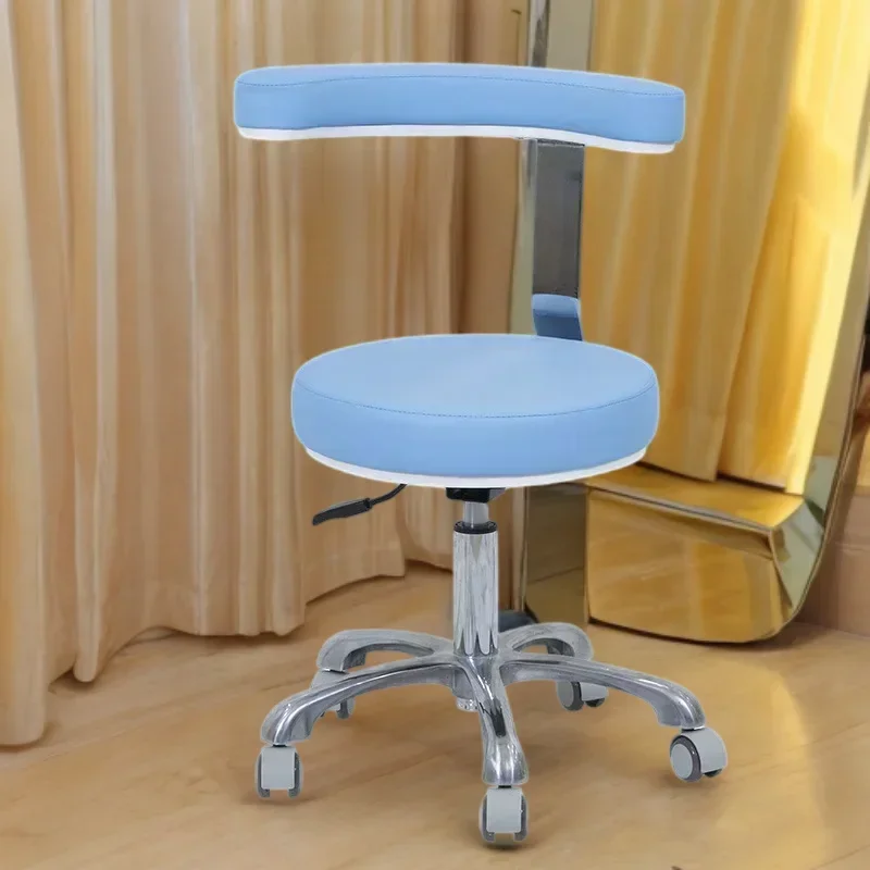 

Makeup Chair Wheels Stool Beauty Salon Chairs Hair Stylist Chaise Barber Shaving Pedicure Nails Wheel Silla Barbero Furniture