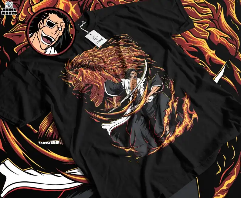 

Легендарная футболка унисекс самурая-японский дизайн аниме, влияние манги 2000s, эпическое выделение