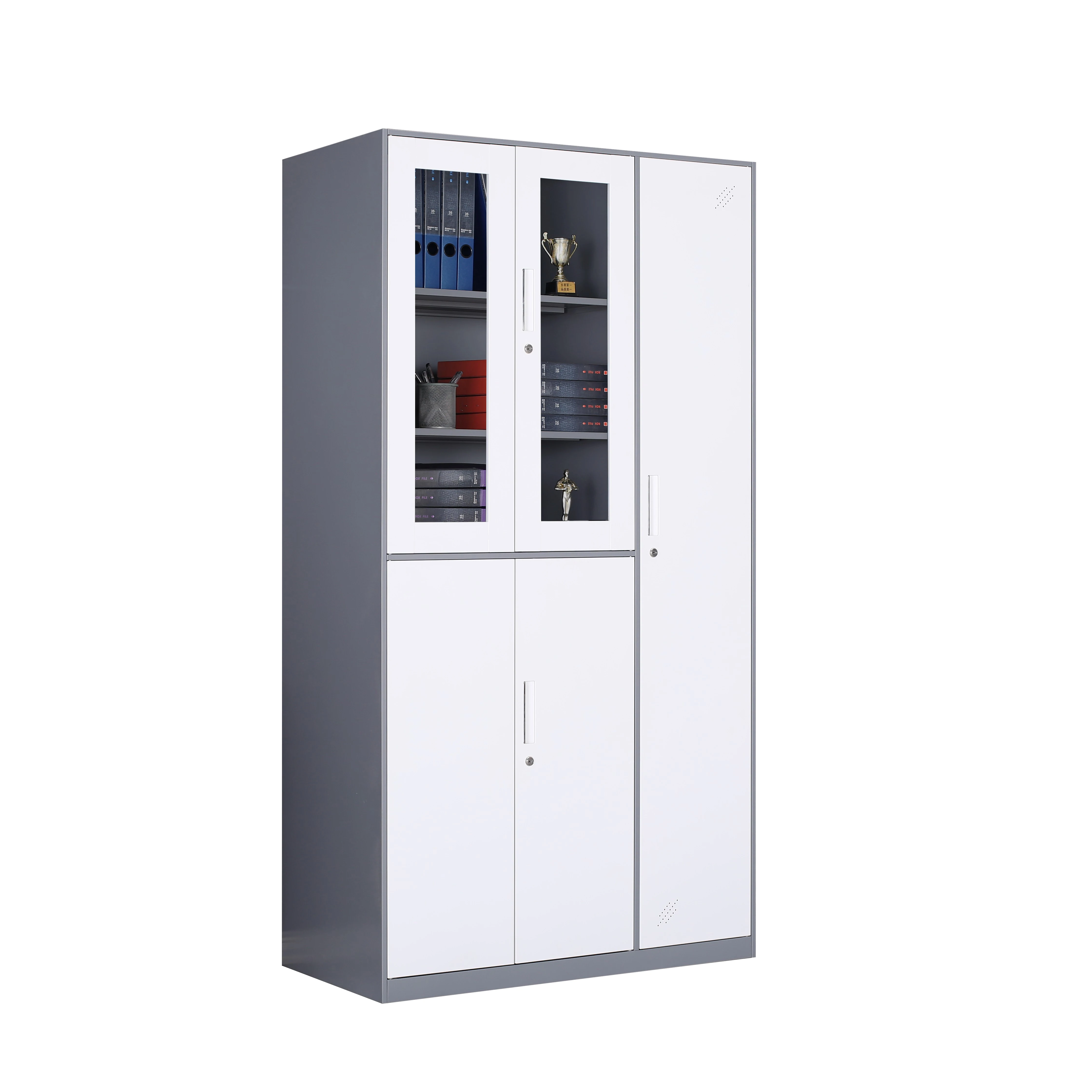 Wholesale Multi-functional Metal Large 5 Door Storage  File Cabinet Locker Closet Home Office School