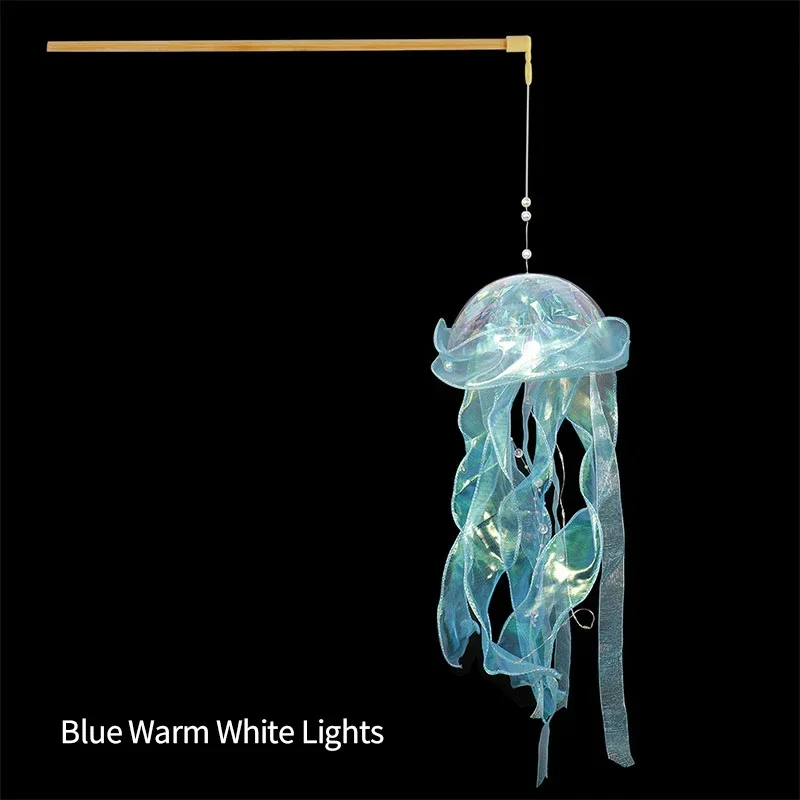 해파리 밤 빛 램프 휴대용 꽃 램프 소녀 방 분위기 장식 램프, 침실 밤 램프, 가정 장식 Killua