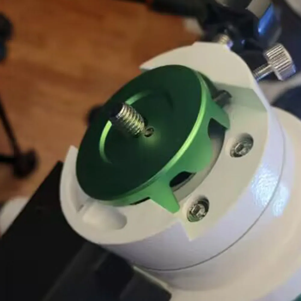 Telescope Ball Head Tripod Connector Base with 3/8in Thread for Stable Mounting and Jitter-Free Alignment on Equatorial Guides