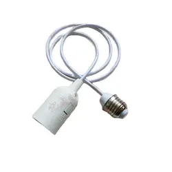 Cable de extensión E27 para portalámparas, cable colgante, convertidores de conexión, adaptadores E26, E27, adaptador de enchufe de luz de tornillo, linterna soquetes para bombillas portalamparas e27 base lampara luz