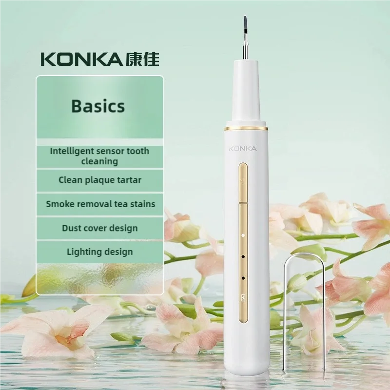 

KONEKAlectric Ultrasonic Dental Scaler Water Purifier Dental Scaler Cleaner Teeth Calculus Oral Tartar Remover Tooth Stain Clean