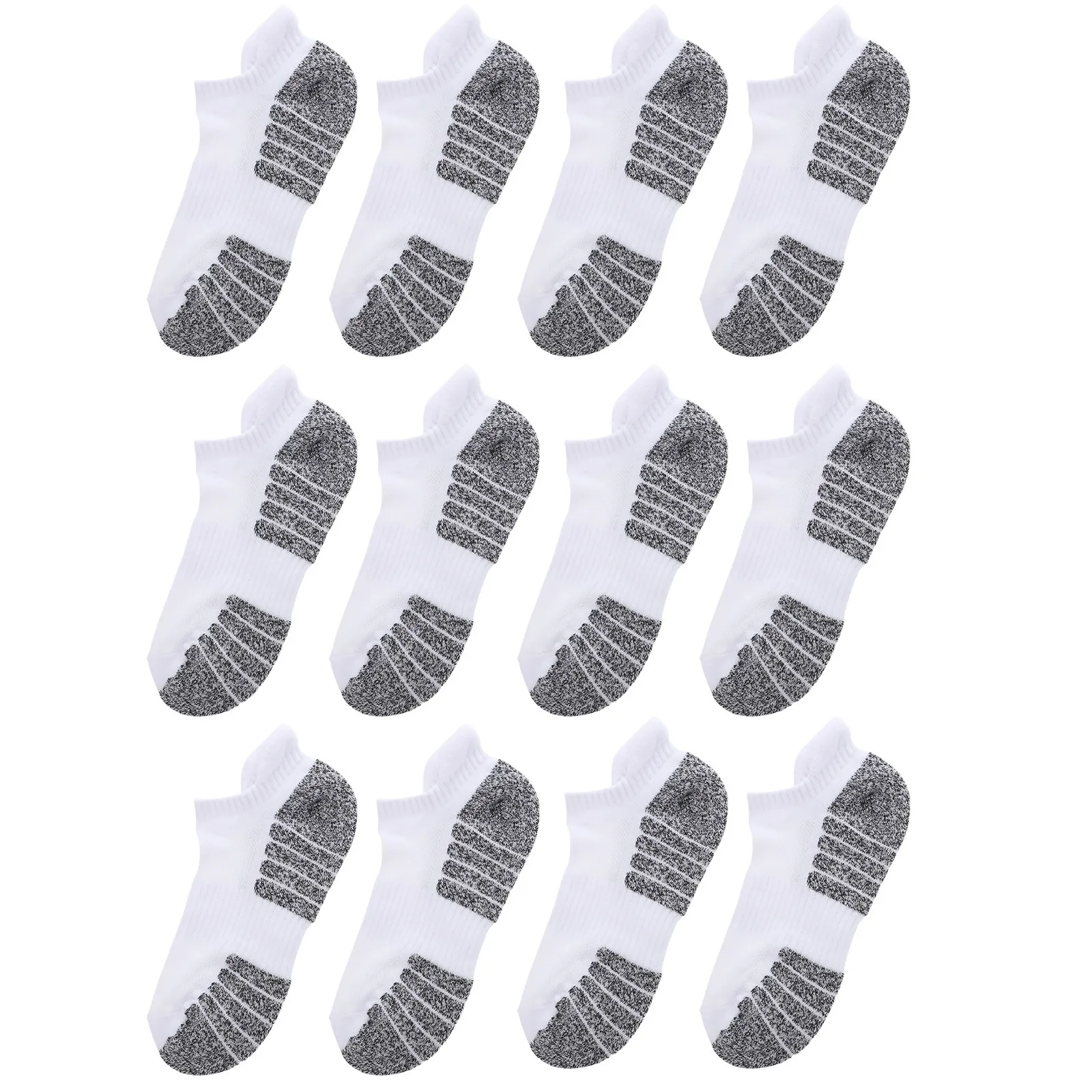 

6Pairs Anti-Slip Running Socks Breathable Comfortable Cotton Sports Ankle Socks for Jogging Cycling Workout Athletes