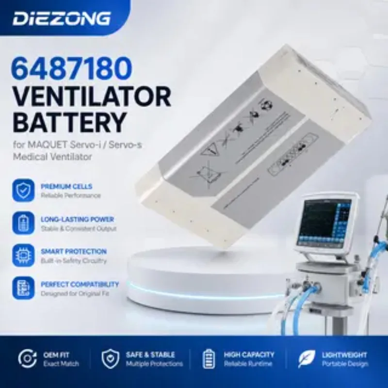 

2026 NEW New 6487180 Rechargeable Battery For MAQUET Servo-i Servo-s Medical Ventilator Rechargeable Battery