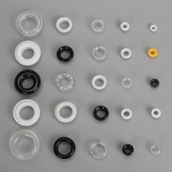 100 set Plastic Grommet Eyelets with Washer Leather DIY Fabric Belt Purse Bag Shoe Tent Curtain Paper Projects Decoration 3-16mm