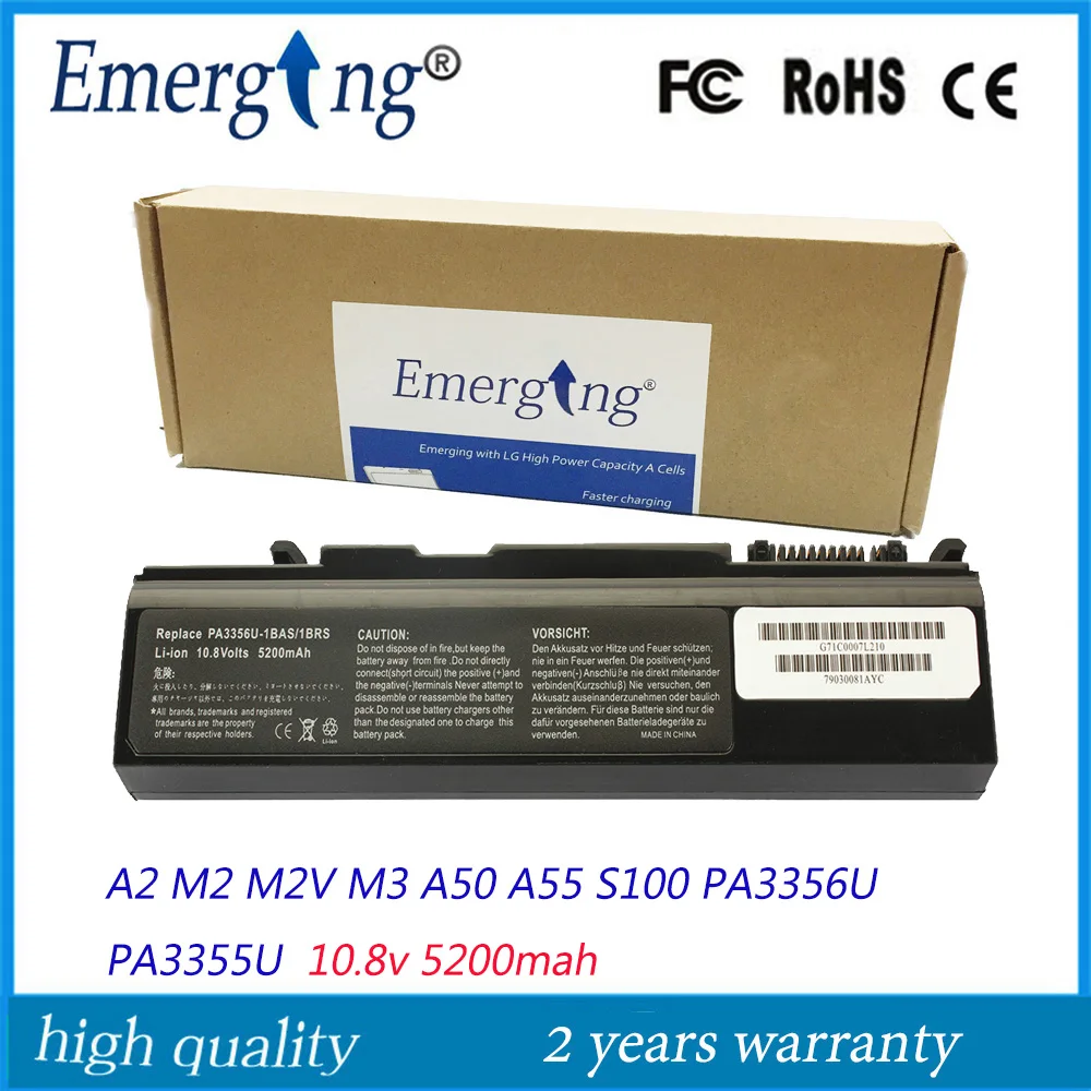 

New Laptop Battery For Toshiba Tecra M10 A10 A2 A3X A9 M500 PA3356U-1BAS PA3456U PA3356U PA3357U