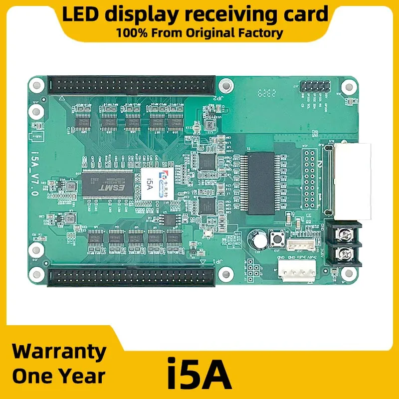 

Наружный Colorlight i5A Светодиодная видеостена Приемная карта Внутренний светодиодный дисплей RGB Пиксельный дисплей HUB50 Ping Светодиодная панель управления Карта управления