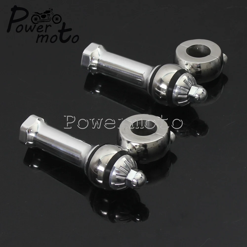 Motorcycle Old School 22mm 25mm Bar Clamps Handlebar Risers Spear Dog Bone Riser Universal For Harley Cafe Racer Bobber Chopper