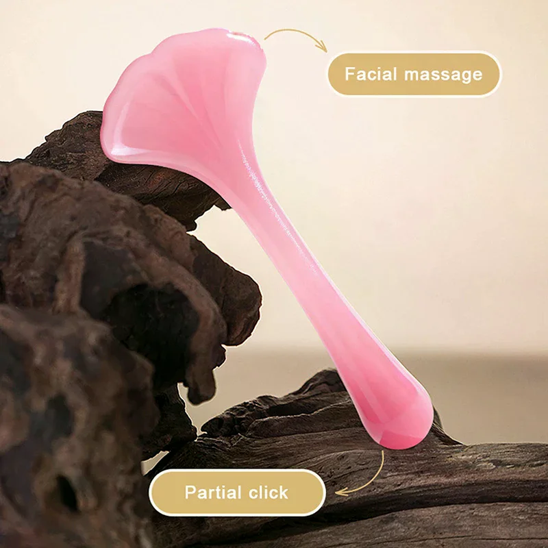 

Ginkgo Shape Resin Face Gua Sha Board Gua Sha Massage Board For Face Firm Skin Care Gua Sha SPA Physical Therapy Beauty Product