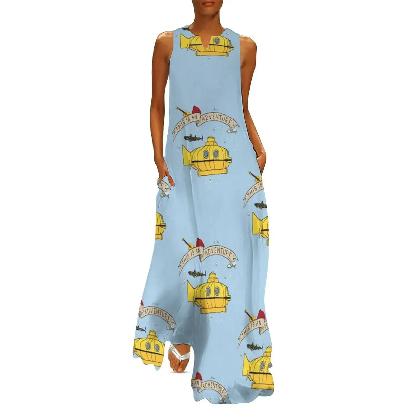 

This Is An Adventure Long Dress Dress vintage Clothing female dresses for womens Dress