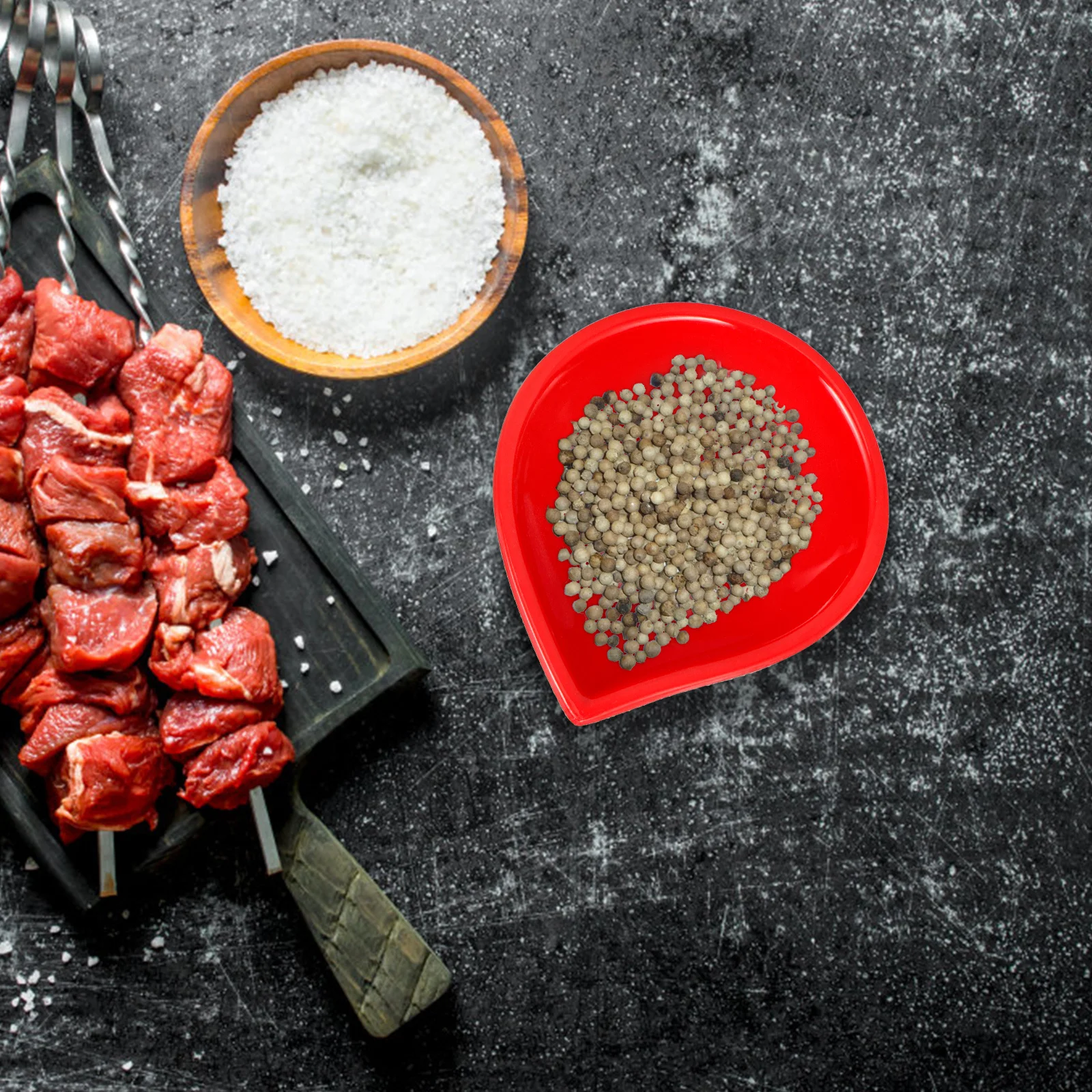 

1Set Sauce Dishes Multifunctional Melamine Stable Bottom Assorted Restaurant Side Dish Bowls Seasoning Sauce Dipping