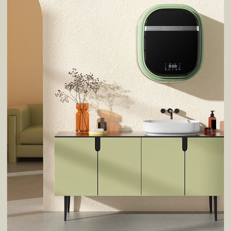 Wall Mounted Washing Machine 2.8kg Washing Weight Automatic Mini Washing Machine Underwear Baby Clothes Washer Dryer