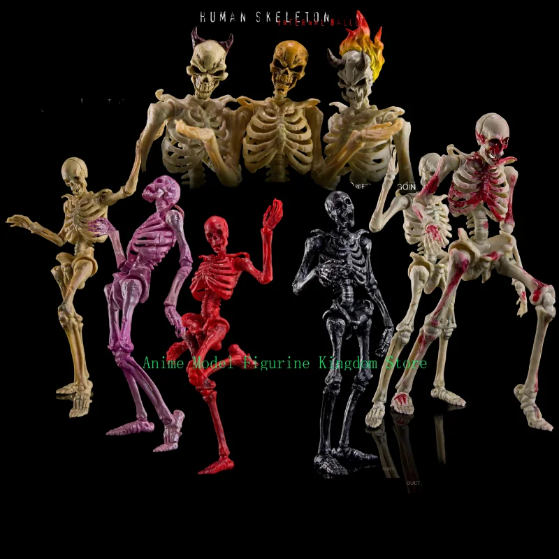 

Оригинальный полный комплект человеческого скелета Keep Going, 6 цветов, масштаб 1/12, аксессуар для сцены солдата, 6-дюймовая модель-фигурка, игрушка