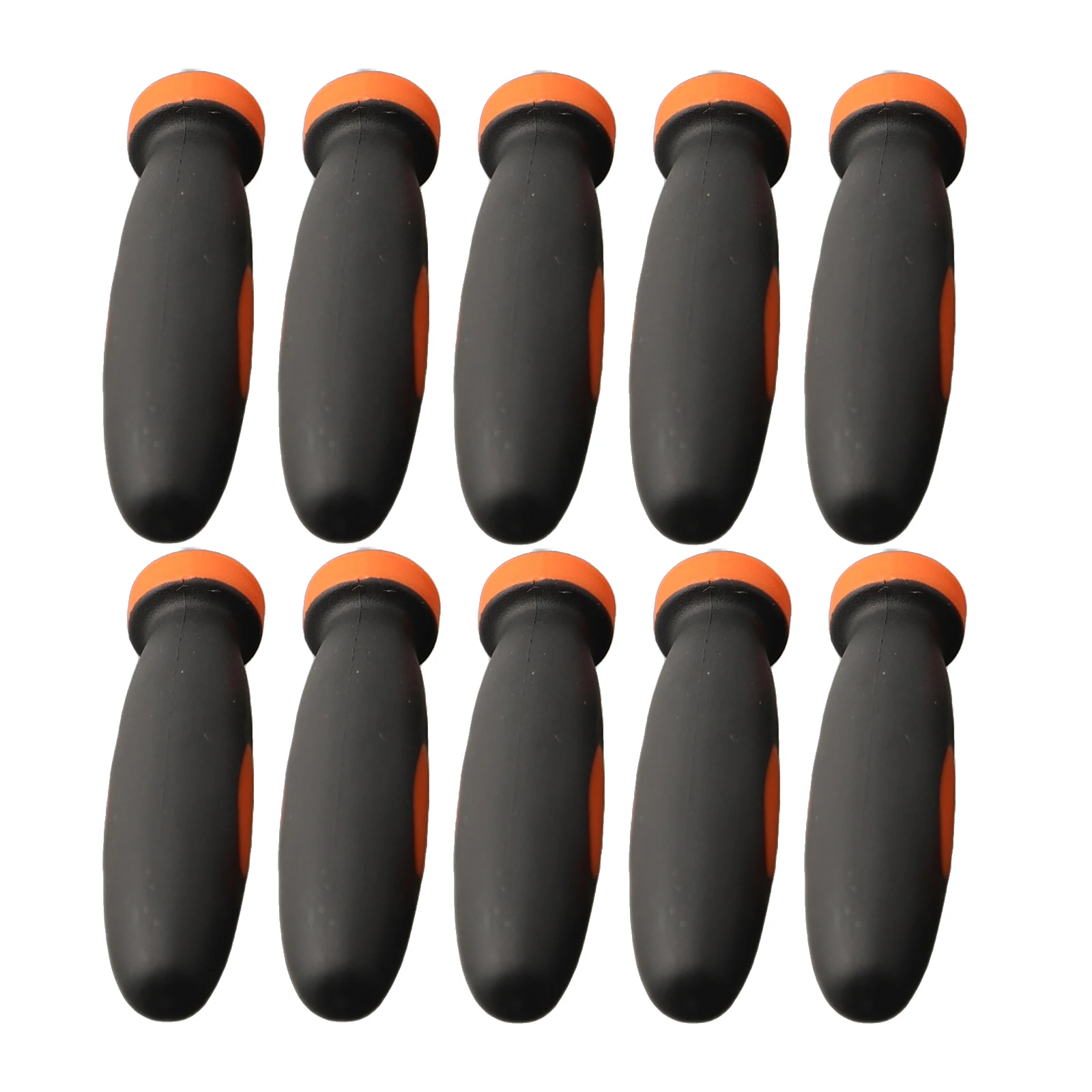 10Pcs Wood File Handle Rubber Files Handles Files Supplies 2.36Inch 3mm Hole Diameter Wood File Handle Workshop Equipment