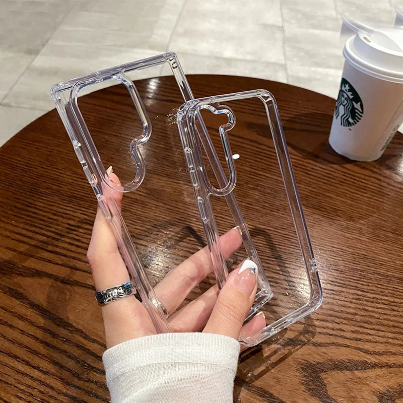 Transparent Phone Case For Samsung Galaxy S26/S26 Plus/S26 Ultra Shockproof Cover Protective Shell For Galaxy S26 Ultra/S26 Plus