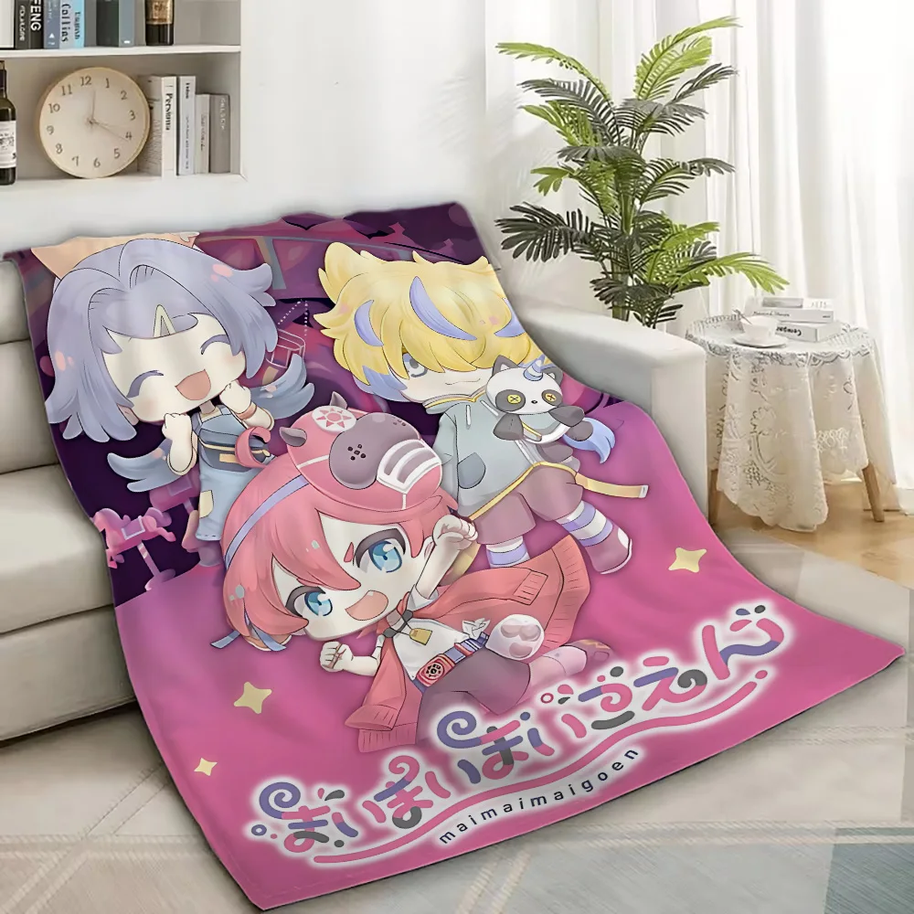 Sanrio maimaimaigoen Soft Pompompurin Throw Blanket Fleece Flannel Lightweight Bed Blanket Cozy Warm Bedspread All Season Use