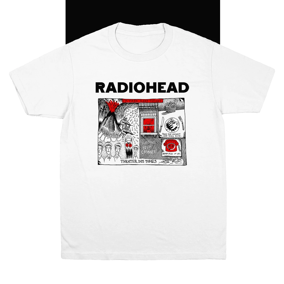 تي شيرت The Heavyweight American Rock Band Iron Maiden مطبوع بأكمام قصيرة مع رقبة دائرية وفضفاض مناسب للرجال