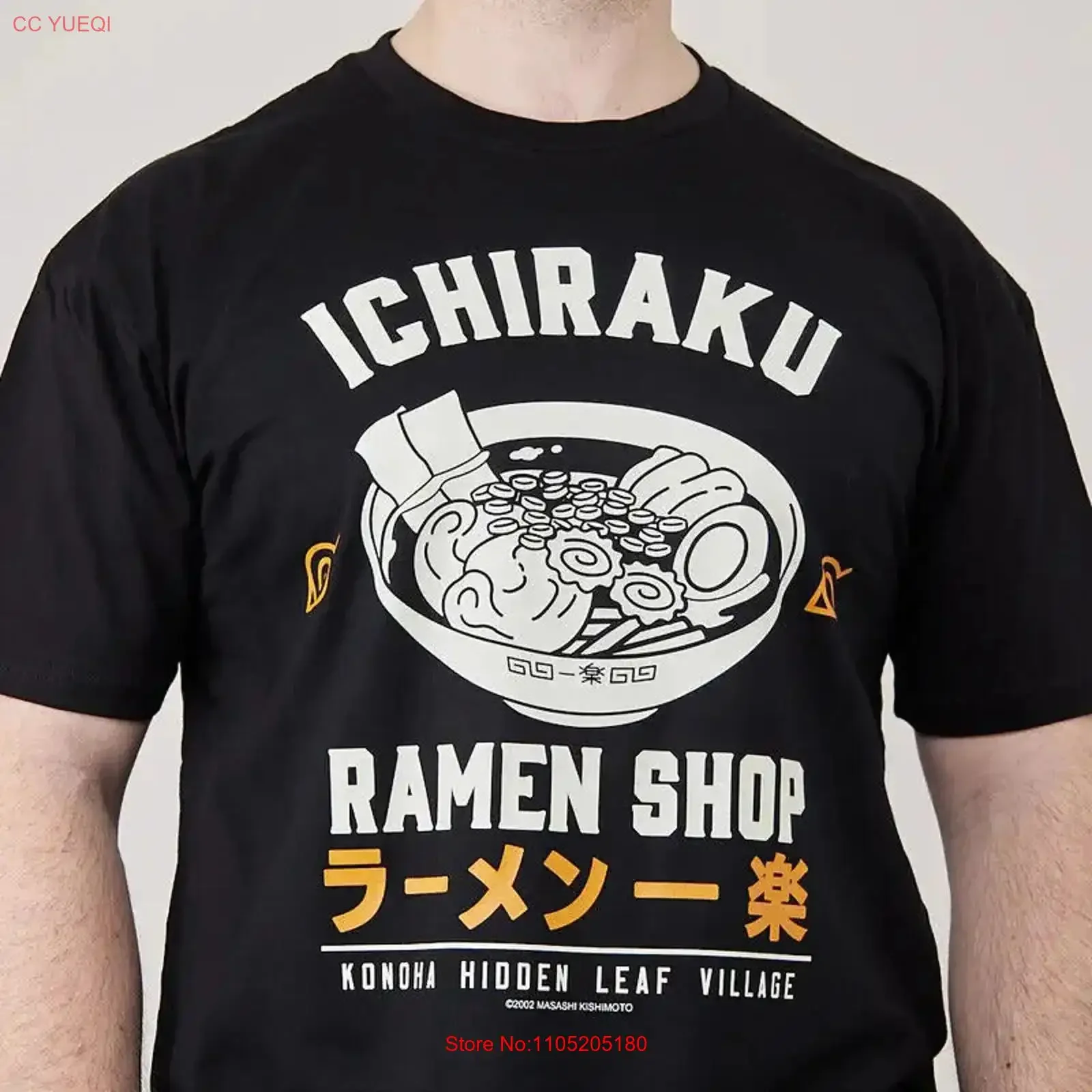 

ICHIRAKU RAMEN SHOP T SHIRT All Size Funny Vintage vintage Washed Stylish Breathable homme Casual Comfortable Versatile