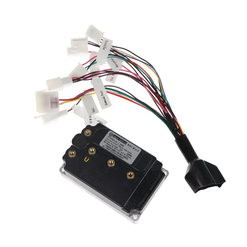 Эффективный контроллер двигателя Fardriver ND72260 Mini 80A 260A для электросамокатов и электровелосипедов, обеспечивающий плавную езду.
