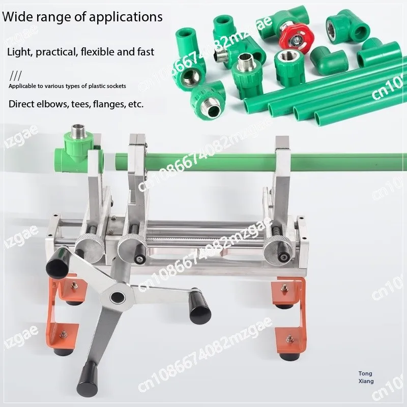 New Portable & Lightweight Fusion Welder for PE/PPR Pipes 20-110mm, Socket Butt Welding Machine with Stand for Plumbing Repairs