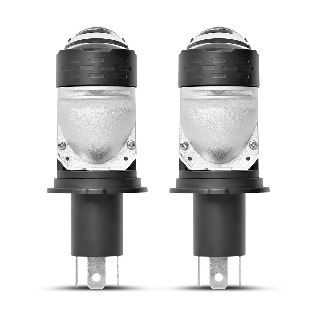

H4 Plug-in LED Car Headlight Bulbs High Power Matrix Beam Hi-Lo Integrated Motorcycle Universal Penetration Car Accessories