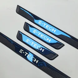 For Renault Austral Arkana E-Tech Hybrid Accessory 2019 - 2024 Stainless Chrome Car Door Sill Kick Plate Protector Cover Trim