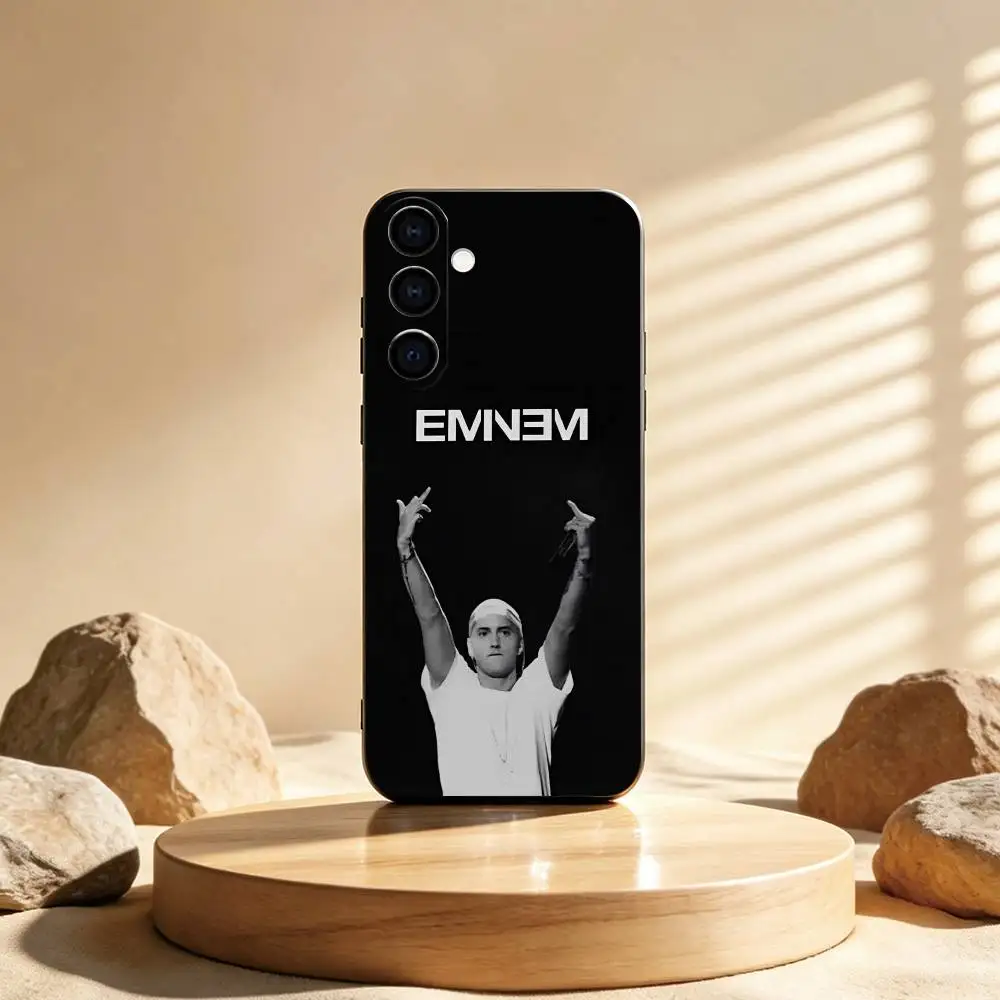 R-Rapper E-Eminem Phone Case For Samsung Galaxy A73,A72,A71,A70,A53,A52,A51,Others Soft Black Cover Gift