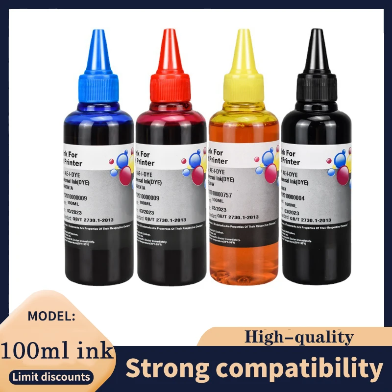 

100ml 4pcs Refill Pigment ink For HP OfficeJet Pro 7740 8710 8715 8720 8730 8740 8210 8216 8725 9730 for HP 952 953 954 955 938