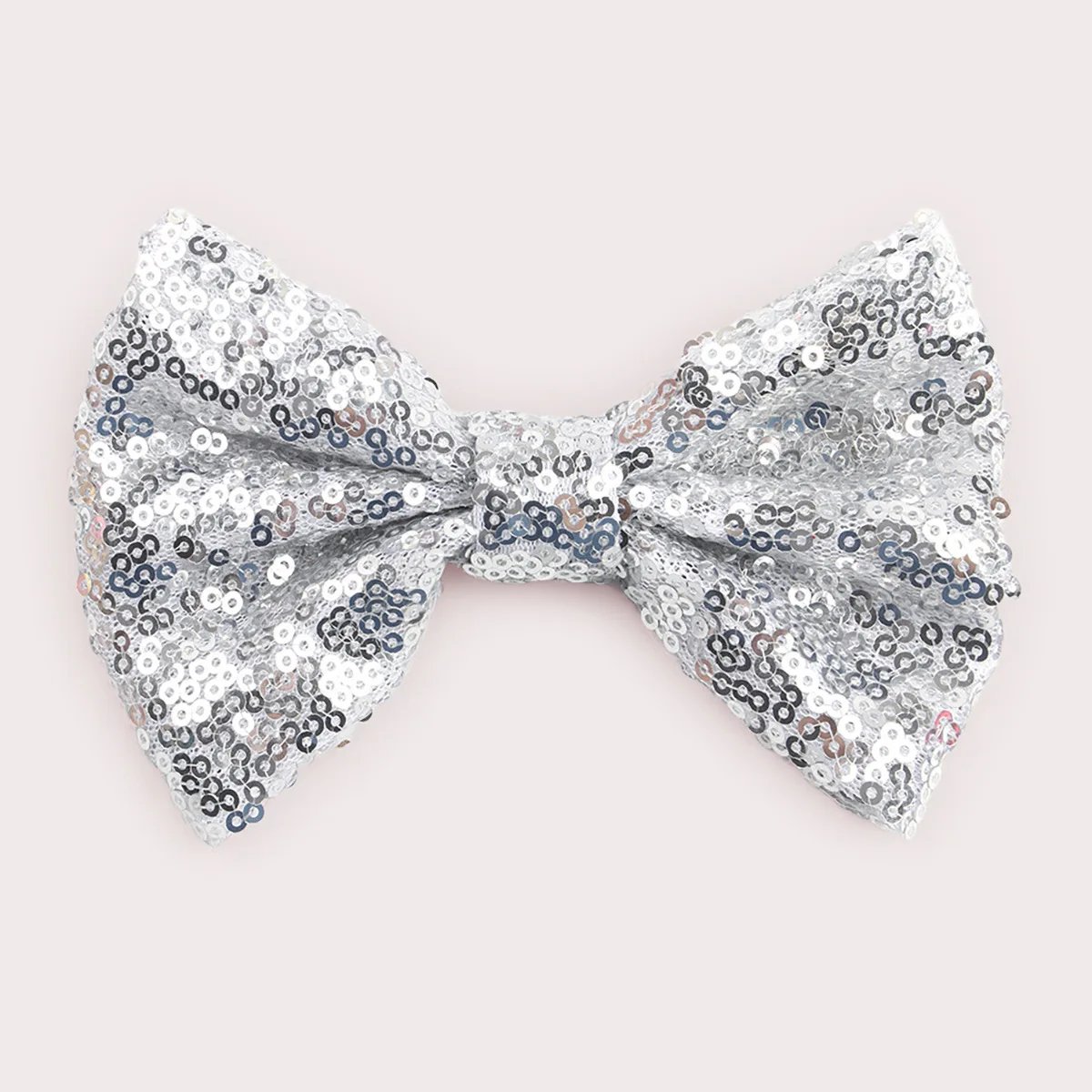 New Colorful Sequin Bow Hair Clip For Girls Gold Silver Hair Bow With Clip Solid HairPins Barrettes Fashion Accessories