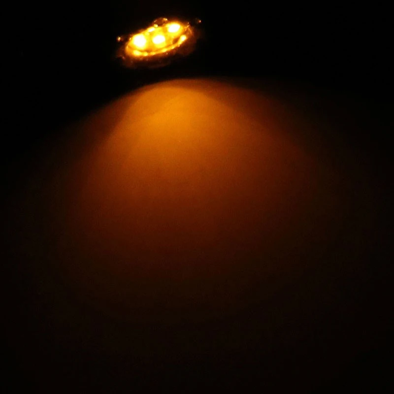 مصباح خلفي للدراجة النارية رصاصة ، مصباح تشغيل نهاري ليد ، مصباح دوار للدراجة النارية ، مصباح فرامل ، إكسسوارات تجديد تصميم الدراجات النارية البلاستيكية ، 2: 1 #4