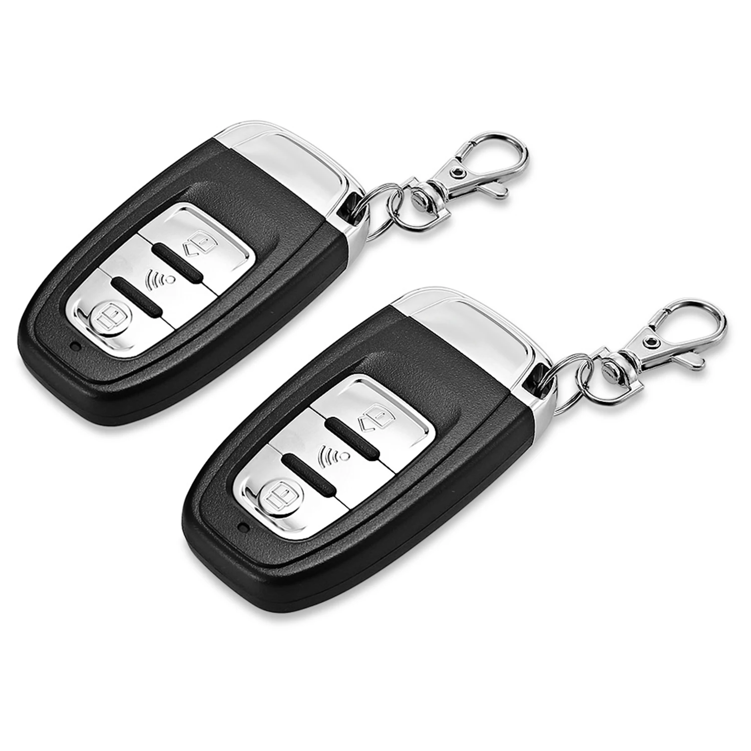 1set Universal Car Alarm Remote Start Keyless Push Start System For 12V Car Automobile Professional Accessories