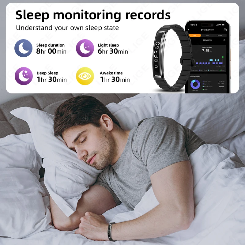 LIGE Sport Fitness Tracker Smart Armband Herzfrequenz Blut Sauerstoff Schlaf Monitor Uhren Anruf Erinnerung Smartwatch Schrittzähler Band