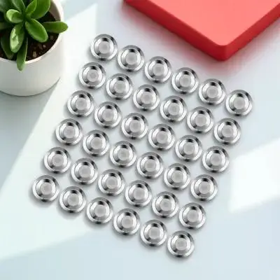 

100 pcs Drum Kit Accessories Cymbal Bell Ching Ring Stainless Steel Robust Crash Tambourine Ring for Various Drum Sets