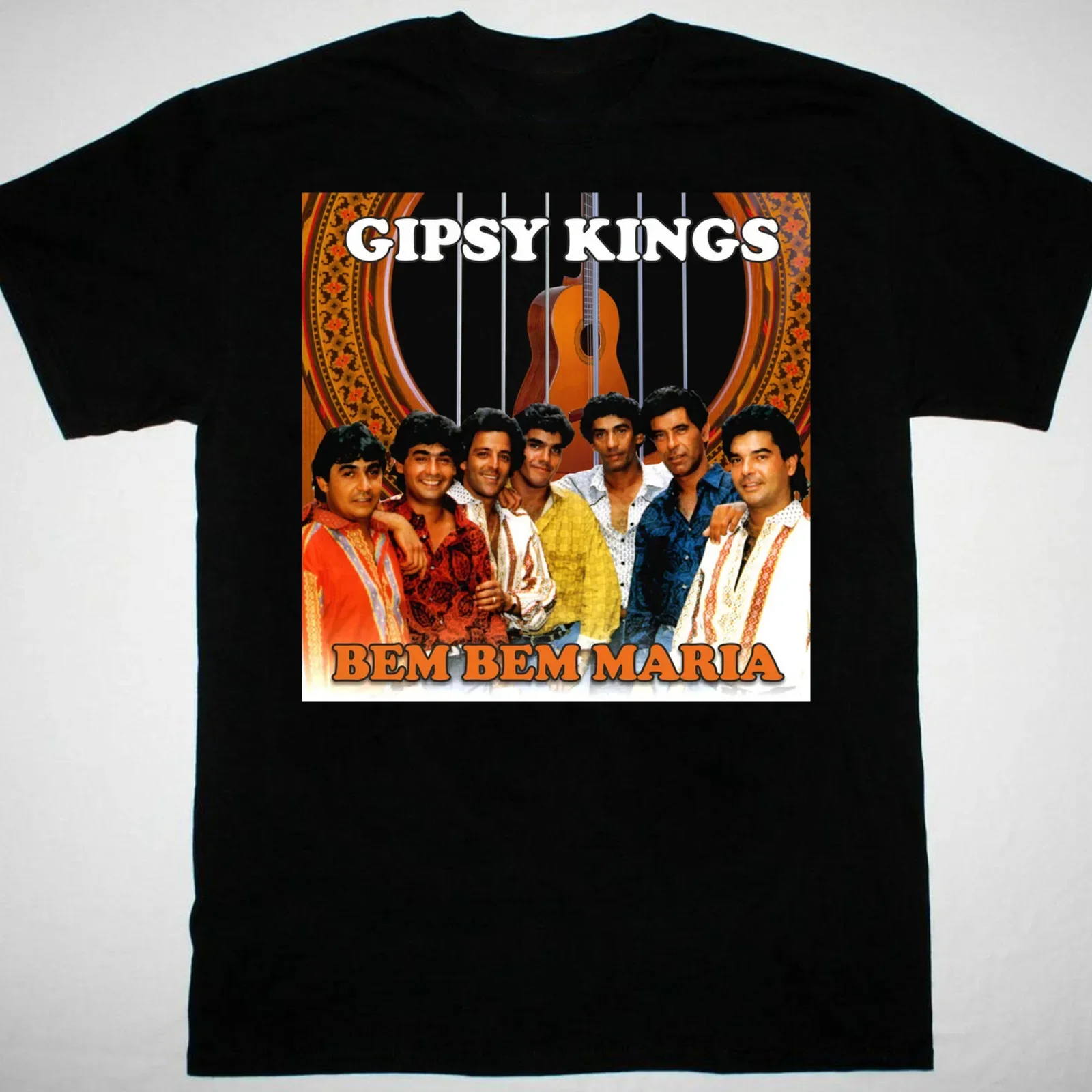 Gipsy Kings poster T-shirt black Short sleeve All Sizes S to 5Xl retro 1F851