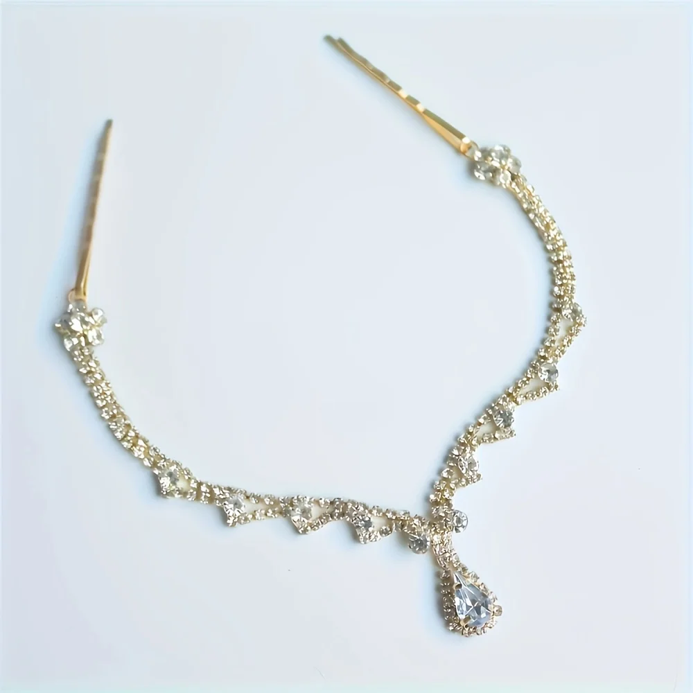 بلينغ الهندي لامعة قلادة الجبين سلسلة مجوهرات تيارا خوذة الزفاف رئيس الشعر الزفاف حجر الراين أغطية الرأس اكسسوارات هدية